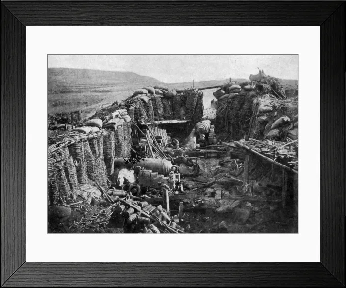 Framed Print : Russian Redan, Sebastopol, Crimean War, 1855 (1951) Framed Print : Russian Redan, Sebastopol, Crimean War, 1855 (1951)