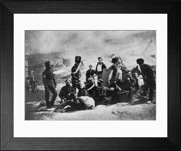 Framed Print : The cook house of the 8th Hussars, Crimean War, 1855, (1951). Artist: Roger Fenton Framed Print : The cook house of the 8th Hussars, Crimean War, 1855, (1951). Artist: Roger Fenton