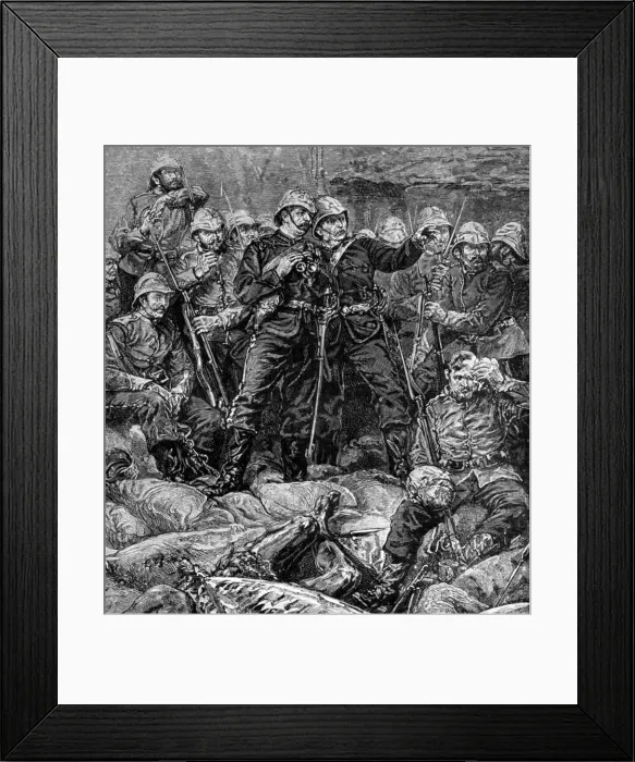 Framed Print : Battle of Rorkes Drift, Natal, Zulu War, 1879 (1951) Framed Print : Battle of Rorkes Drift, Natal, Zulu War, 1879 (1951)