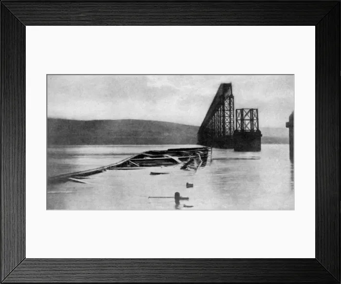 Framed Print : The Tay Bridge disaster, Scotland, 28th December 1879 (1951) Framed Print : The Tay Bridge disaster, Scotland, 28th December 1879 (1951)