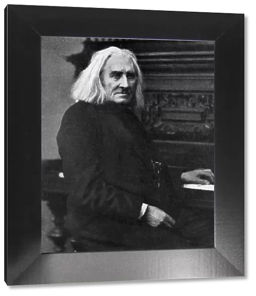 Franz Liszt, Hungarian pianist and composer, 1886 (1951)