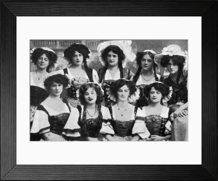 Framed Print : Gaiety Girls, 1908 (1951) Framed Print : Gaiety Girls, 1908 (1951)