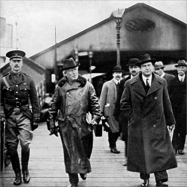 British Prime Minister Herbert Asquith visiting Ireland, 1914 (1951)