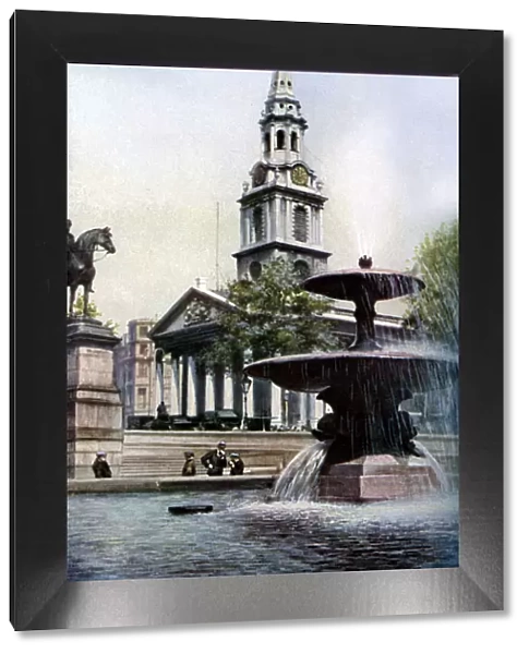 Church of St Martin-in-the-Fields, Trafalgar Square, London, c1930s. Artist: Herbert Felton