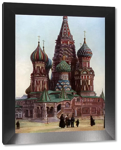 Cathedral of St Basil, Moscow, Russia, c1930s. Artist: SJ Beckett