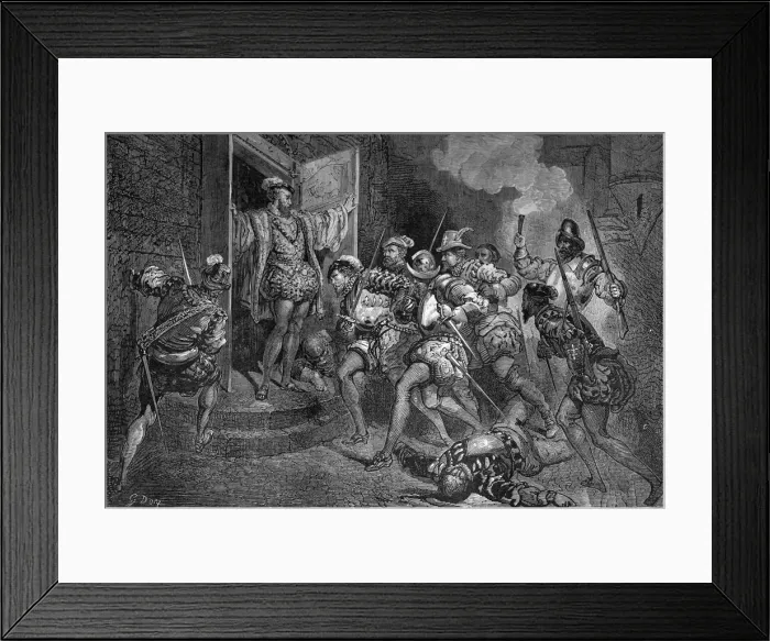 Framed Print : St Bartholomews Day Massacre, 1572 (1882-1884). Artist: G Dory Framed Print : St Bartholomews Day Massacre, 1572 (1882-1884). Artist: G Dory