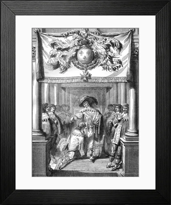 Framed Print : Louis XIII of France conferring the Order of the Holy Spirit, 17th century (1882-1884) Framed Print : Louis XIII of France conferring the Order of the Holy Spirit, 17th century (1882-1884)