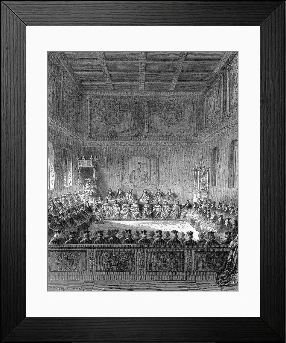 Framed Print : Parliament of Brittany, 1613 (1882-1884) Framed Print : Parliament of Brittany, 1613 (1882-1884)