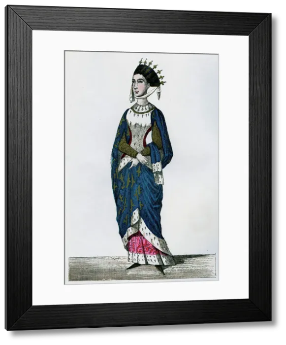Framed Print : Margaret of Provence, queen consort of Louis IX of France, 13th century (1882-1884) Framed Print : Margaret of Provence, queen consort of Louis IX of France, 13th century (1882-1884)