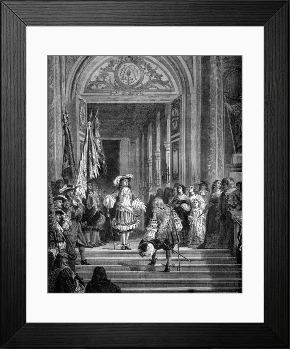 Framed Print : The return of the Grand Conde to Versailles, 1674 (1882-1884) Framed Print : The return of the Grand Conde to Versailles, 1674 (1882-1884)