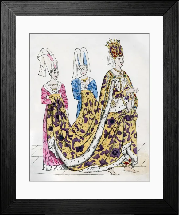 Framed Print : Isabeau of Bavaria, Queen Consort of Charles VI of France, 1385 (1882-1884) Framed Print : Isabeau of Bavaria, Queen Consort of Charles VI of France, 1385 (1882-1884)