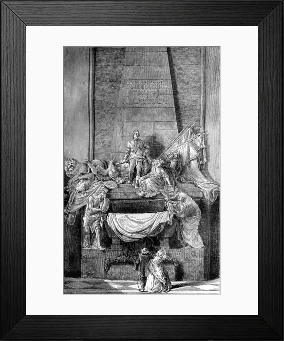 Framed Print : Mausoleum of Marshal de Saxe, Church of St Thomas, Strasbourg, France, 1882-1884 Framed Print : Mausoleum of Marshal de Saxe, Church of St Thomas, Strasbourg, France, 1882-1884