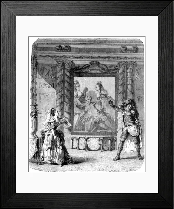 Framed Print : Zemire and Azor, comic opera, 1771 (1882-1884) Framed Print : Zemire and Azor, comic opera, 1771 (1882-1884)