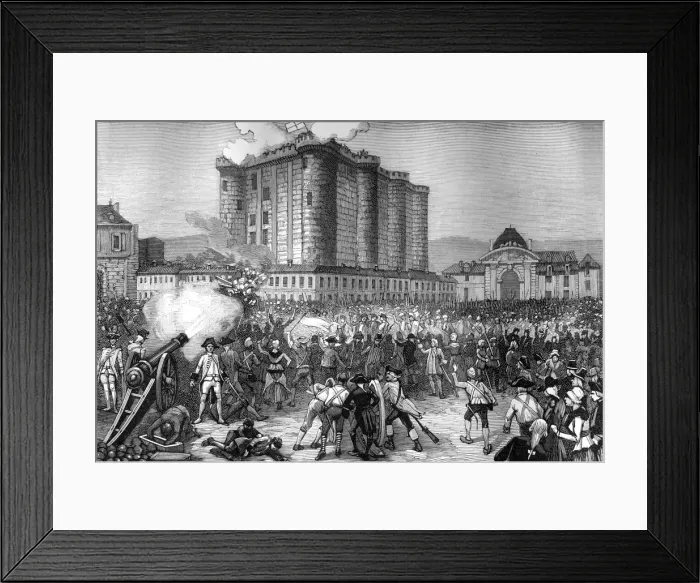 Framed Print : Storming of the Bastille, Paris, 14th July 1789 (1882-1884) Framed Print : Storming of the Bastille, Paris, 14th July 1789 (1882-1884)