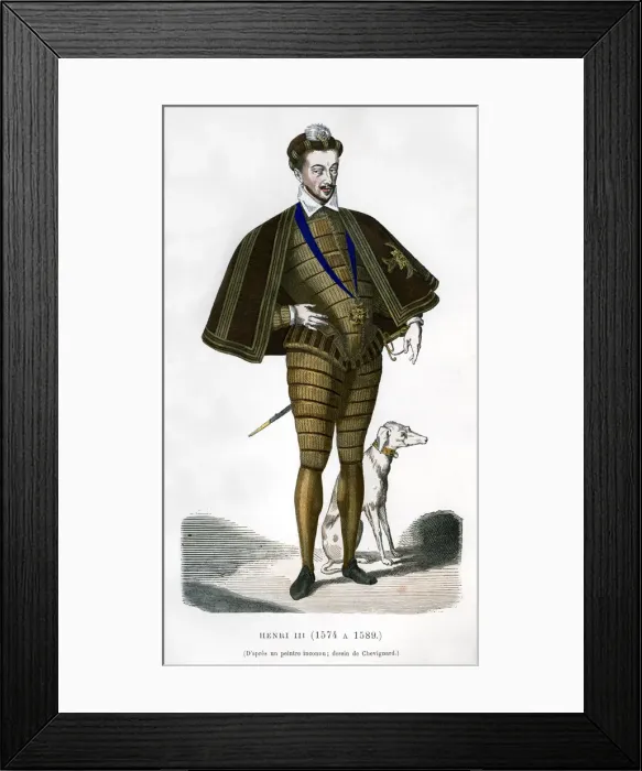 Framed Print : Henry III, King of France, 16th century (1882-1884) Framed Print : Henry III, King of France, 16th century (1882-1884)