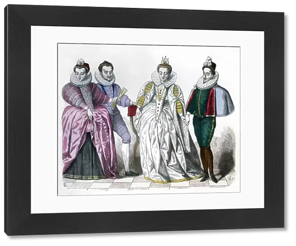 Louise of Lorraine, Duke of Guise, Marguerite de Vaudemont and Anne de Joyeuse, 1581 (1882-1884)