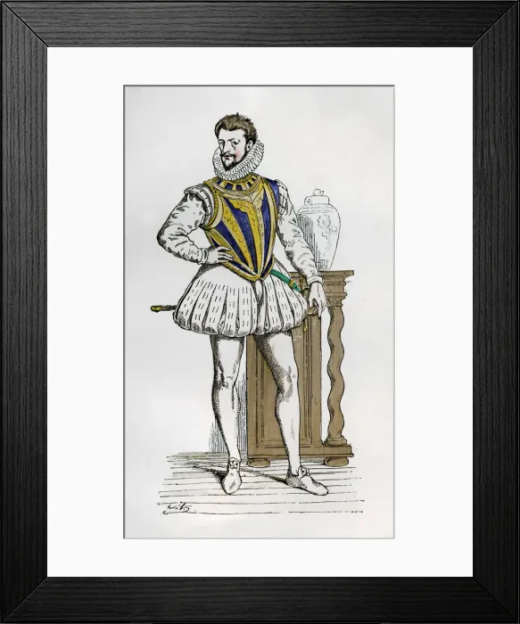 Framed Print : Henry I, Duke of Guise, French soldier and politician, 16th century (1882-1884) Framed Print : Henry I, Duke of Guise, French soldier and politician, 16th century (1882-1884)
