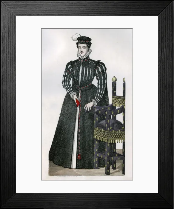 Framed Print : Mary Stuart, Queen Consort of Francis II of France, c1560 (1882-1884) Framed Print : Mary Stuart, Queen Consort of Francis II of France, c1560 (1882-1884)