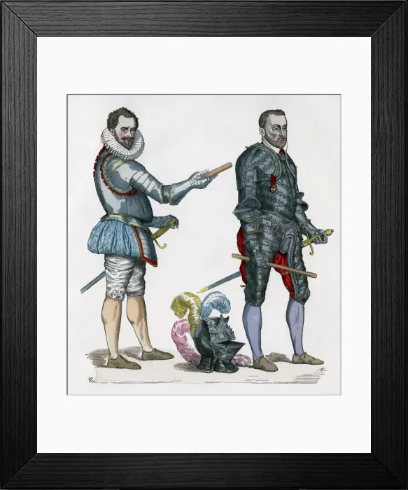 Framed Print : Henry I, Duke of Guise, 1580, and Francis de Montmorency, 1576 (1882-1884) Framed Print : Henry I, Duke of Guise, 1580, and Francis de Montmorency, 1576 (1882-1884)