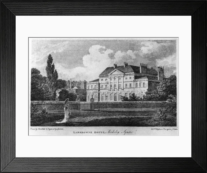 Framed Print : Lansdowne House, Berkeley Square, London, c19th century (1907). Artist: Sparrow Framed Print : Lansdowne House, Berkeley Square, London, c19th century (1907). Artist: Sparrow