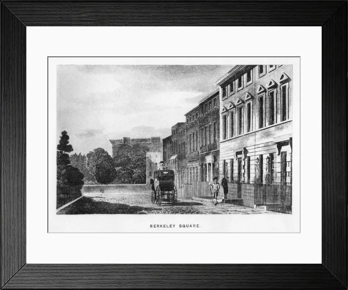 Framed Print : Berkeley Square, London, c18th century (1907) Framed Print : Berkeley Square, London, c18th century (1907)