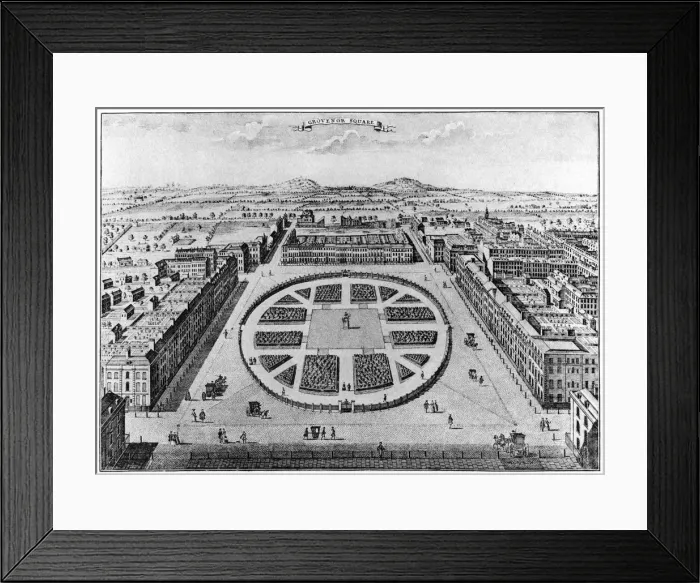Framed Print : Grovenor Square, London, 18th century (1907) Framed Print : Grovenor Square, London, 18th century (1907)