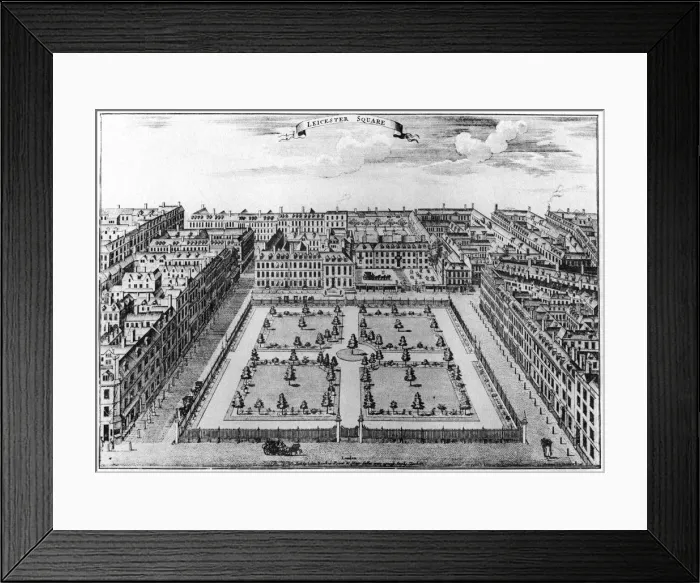 Framed Print : Leicester Square, London, 1750 (1907) Framed Print : Leicester Square, London, 1750 (1907)