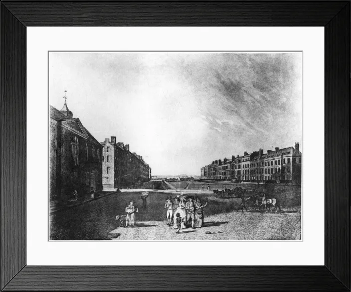 Framed Print : Queen Square, Bloomsbury, London, 1787 (1907) Framed Print : Queen Square, Bloomsbury, London, 1787 (1907)