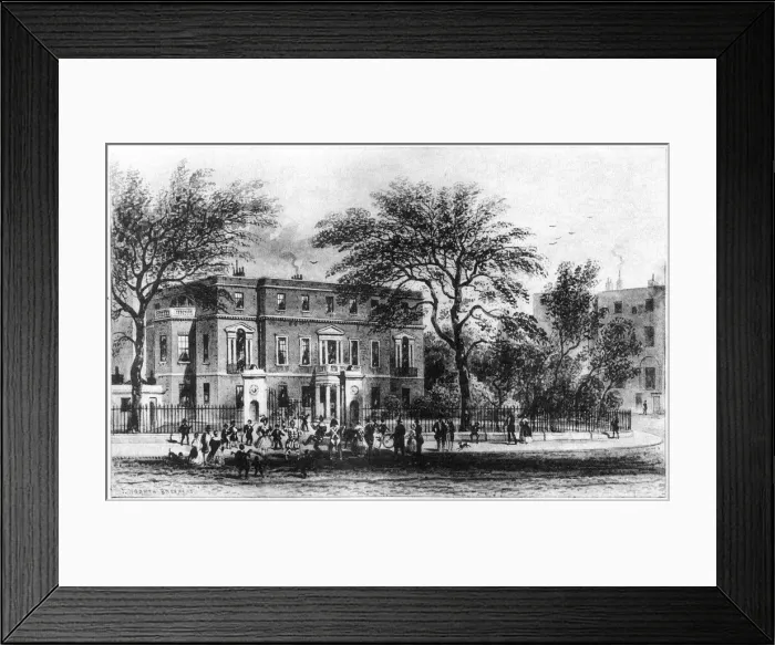 Framed Print : Mrs Montagus House, Portman Square, London, 19th century (1907). Artist: Thomas Hosmer Shepherd Framed Print : Mrs Montagus House, Portman Square, London, 19th century (1907). Artist: Thomas Hosmer Shepherd
