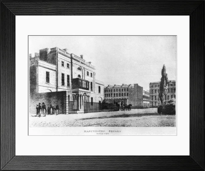 Framed Print : North side, Manchester Square, London, c19th century (1907) Framed Print : North side, Manchester Square, London, c19th century (1907)