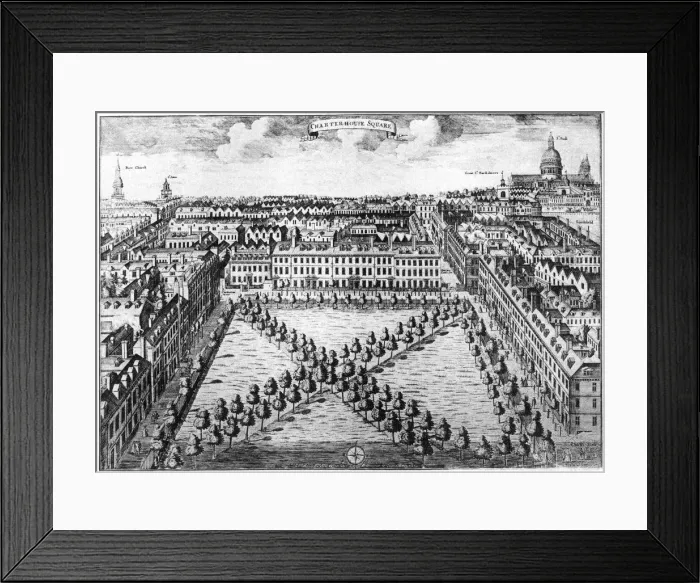 Framed Print : Charterhouse Square, London, 18th century (1907) Framed Print : Charterhouse Square, London, 18th century (1907)