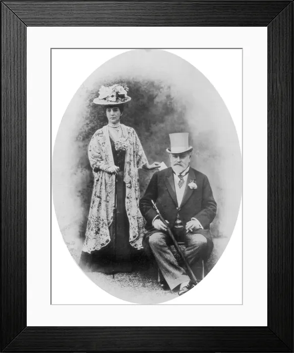 Framed Print : King Edward VII and Queen Alexandra, c1900s (1910). Artist: D Knights Whittome Framed Print : King Edward VII and Queen Alexandra, c1900s (1910). Artist: D Knights Whittome