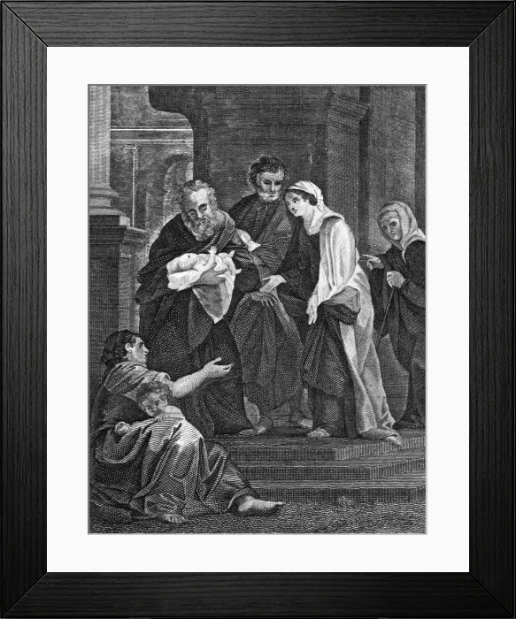 Framed Print : Simeons benediction, 1814 Framed Print : Simeons benediction, 1814