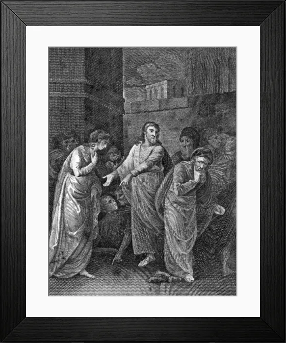 Framed Print : A woman accused of adultery, 1813 Framed Print : A woman accused of adultery, 1813