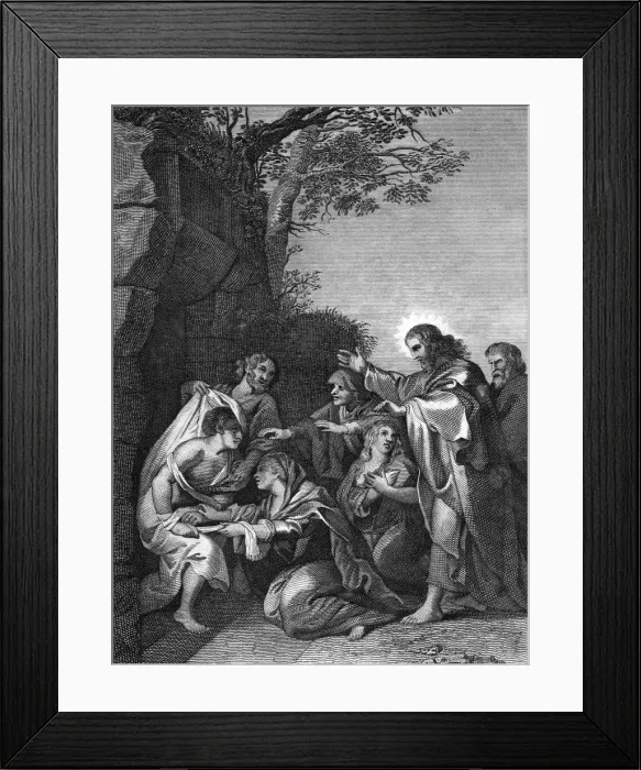 Framed Print : Christ raising Lazarus, 1814 Framed Print : Christ raising Lazarus, 1814