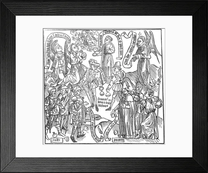 Framed Print : Exercitium super pater-noster, 1844 Framed Print : Exercitium super pater-noster, 1844