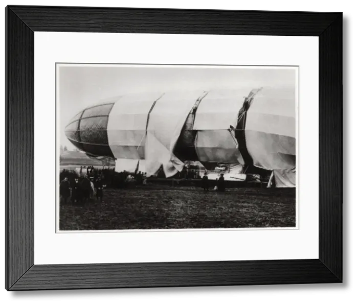 Framed Print : Zeppelin LZ2 after its destruction, 1906 (1933) Framed Print : Zeppelin LZ2 after its destruction, 1906 (1933)