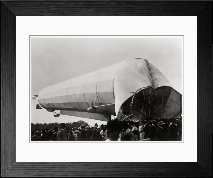 Framed Print : Zeppelin LZ 5 at Goeppingen, Germany, 1909 (1933) Framed Print : Zeppelin LZ 5 at Goeppingen, Germany, 1909 (1933)