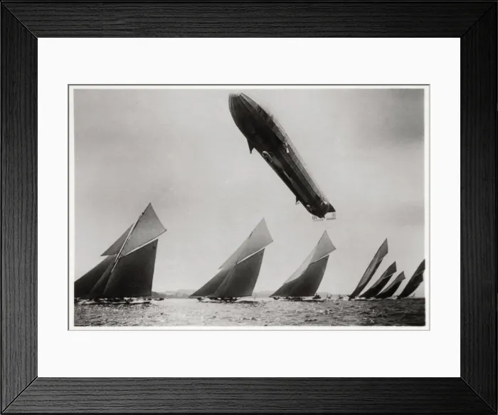 Framed Print : Zeppelin LZ11 Viktoria Luise in flight during the Kiel Regatta, Germany, 1912 (1933) Framed Print : Zeppelin LZ11 Viktoria Luise in flight during the Kiel Regatta, Germany, 1912 (1933)