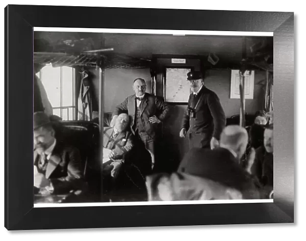 Passenger compartment of a Zeppelin, Lake Constance, Germany, c1909-1933 (1933)