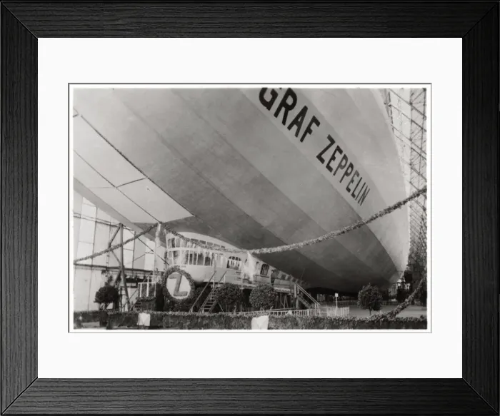 Framed Print : Launch ceremony for Zeppelin LZ127 Graf Zeppelin, Friedrichshafen, Germany, 9th July 1928 (1933) Framed Print : Launch ceremony for Zeppelin LZ127 Graf Zeppelin, Friedrichshafen, Germany, 9th July 1928 (1933)