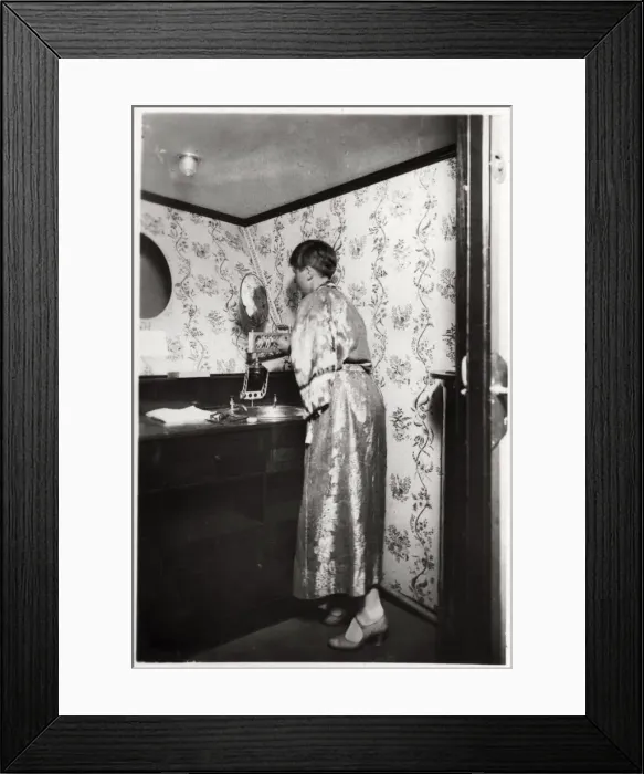 Framed Print : Ladies washroom, Zeppelin LZ 127 Graf Zeppelin, 1933 Framed Print : Ladies washroom, Zeppelin LZ 127 Graf Zeppelin, 1933