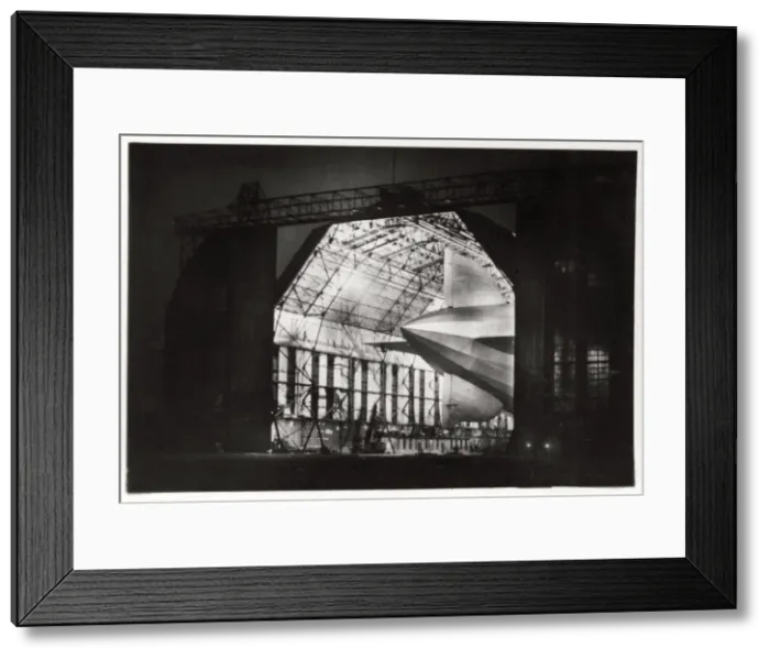 Framed Print : Preparations for a night flight, Zeppelin LZ 127 Graf Zeppelin, 1933 Framed Print : Preparations for a night flight, Zeppelin LZ 127 Graf Zeppelin, 1933