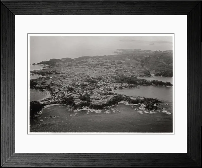Framed Print : Aerial view of Oginohama, Japan, from a Zeppelin, 1929 (1933) Framed Print : Aerial view of Oginohama, Japan, from a Zeppelin, 1929 (1933)