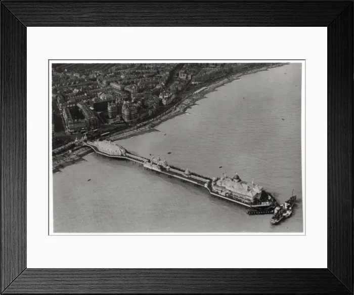 Framed Print : Aerial view of Eastbourne, Sussex, from a Zeppelin, 1931 (1933) Framed Print : Aerial view of Eastbourne, Sussex, from a Zeppelin, 1931 (1933)