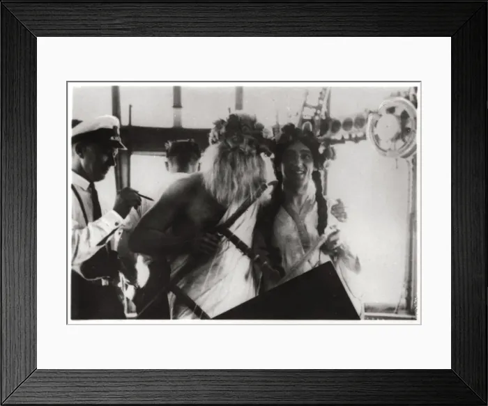 Framed Print : Ceremony celebrating the crossing of the equator on board the airship Graf Zeppelin, 1930 (1933) Framed Print : Ceremony celebrating the crossing of the equator on board the airship Graf Zeppelin, 1930 (1933)