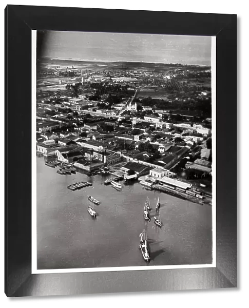 Aerial view of Natal, South Africa, from a Zeppelin, 1930 (1933)