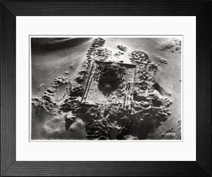 Framed Print : Aerial view of archaeological excavations near Saqqara, Egypt, 1931 (1933) Framed Print : Aerial view of archaeological excavations near Saqqara, Egypt, 1931 (1933)