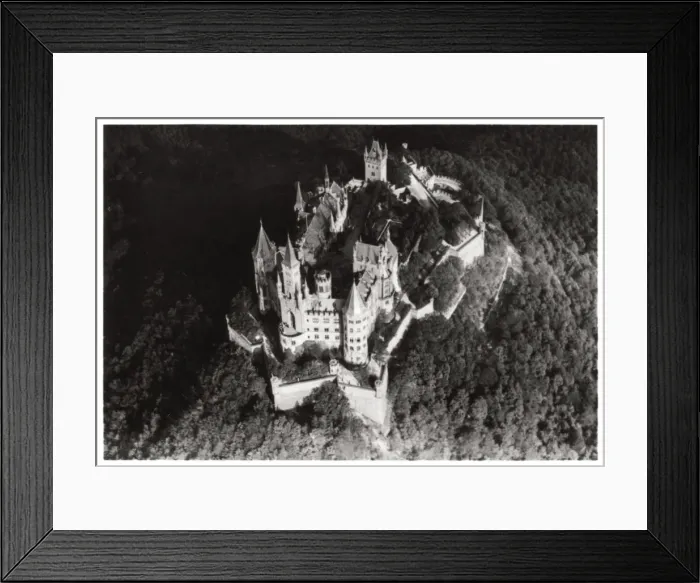 Framed Print : Aerial view of Hohenzollern Castle, Baden-Wurttemberg, Germany, from a Zeppelin, c1931 (1933) Framed Print : Aerial view of Hohenzollern Castle, Baden-Wurttemberg, Germany, from a Zeppelin, c1931 (1933)