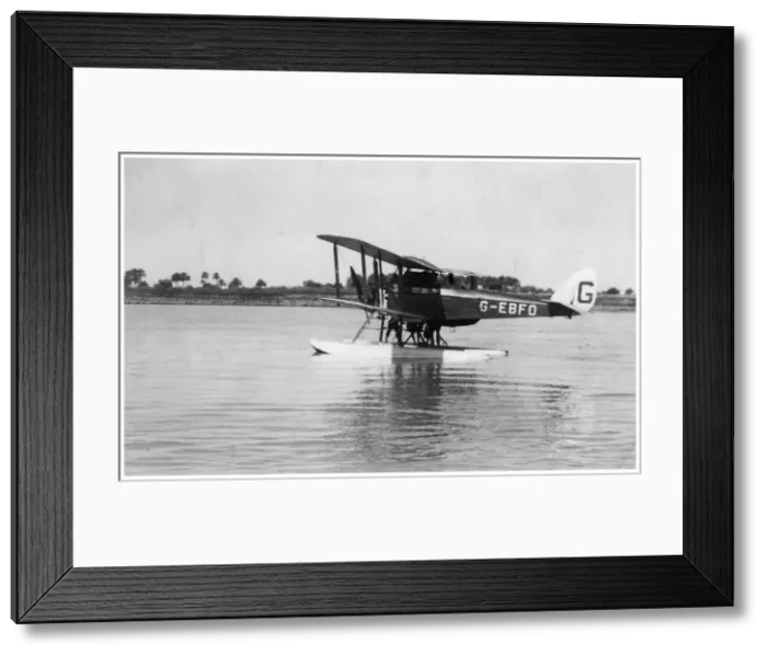 Framed Print : Alan Cobhams De Havilland DH50 landing on the Tigris, Iraq, 1926 Framed Print : Alan Cobhams De Havilland DH50 landing on the Tigris, Iraq, 1926